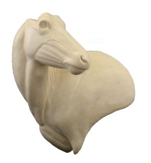 Scimitar, Horned Oryx, SHO22, Wall Pedestal, Left Turn